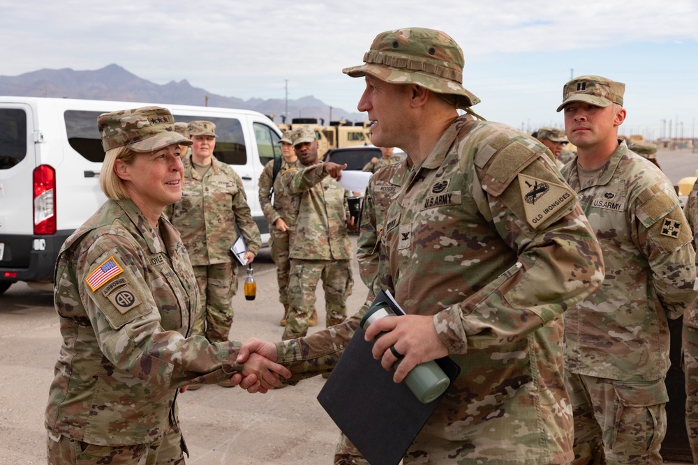 Lt. Gen. Hoyle visits Joint Task Force-Southern Border at Fort Bliss