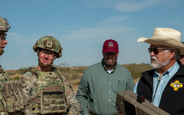 New Mexico Senators visit JTF-SB Soldiers at the southern border