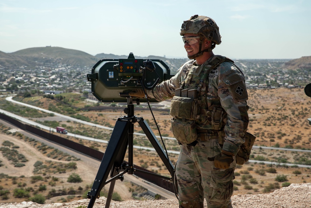 New Mexico Senators visit JTF-SB Soldiers at the southern border