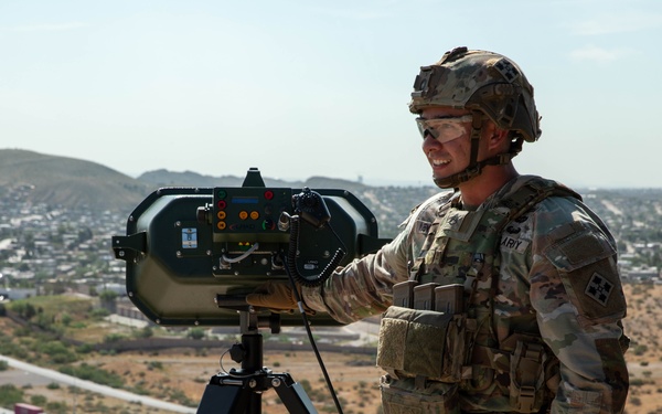 New Mexico Senators visit JTF-SB Soldiers at the southern border