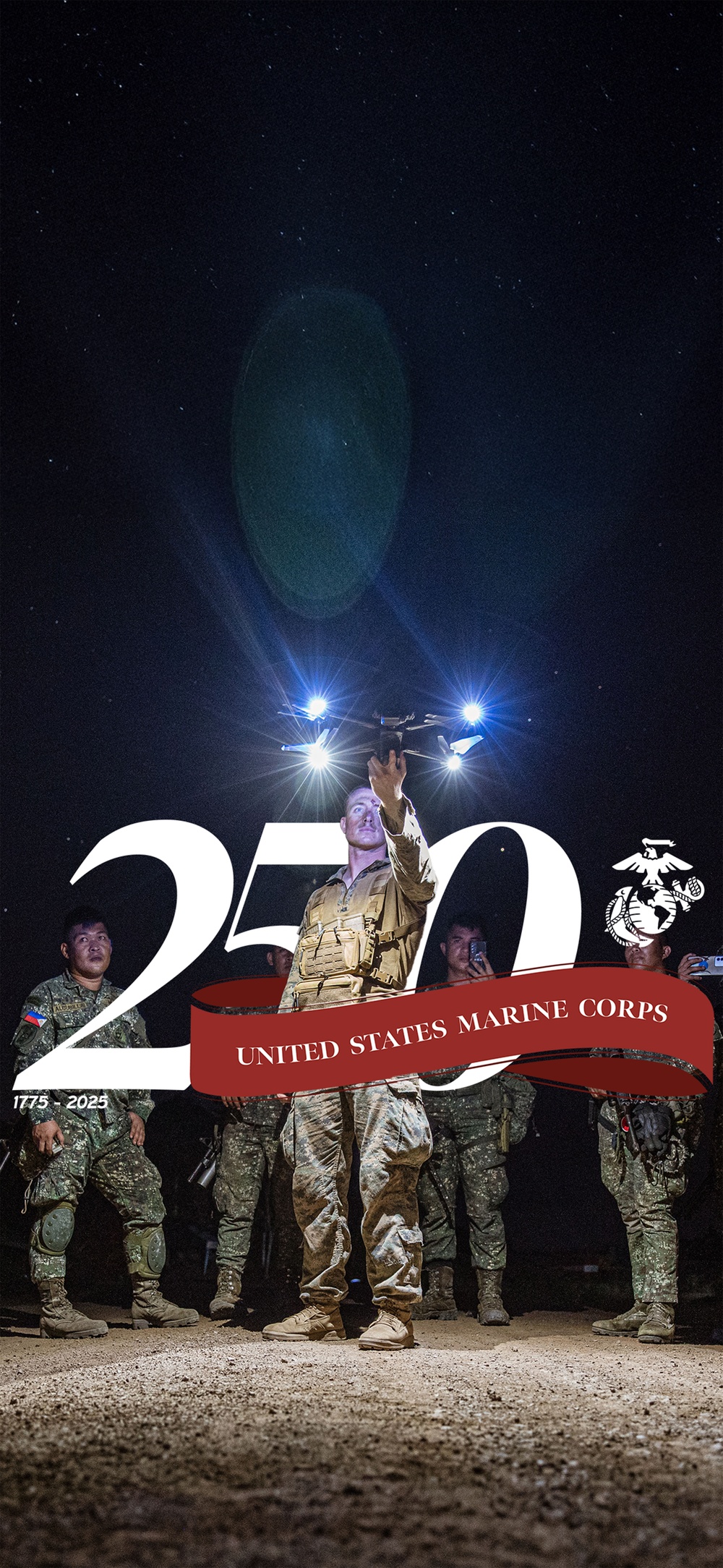 U.S. Marine Corps 250th Birthday Wallpaper Backgrounds