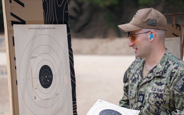 NPS Student Earns Spot on U.S. Navy Pistol Team