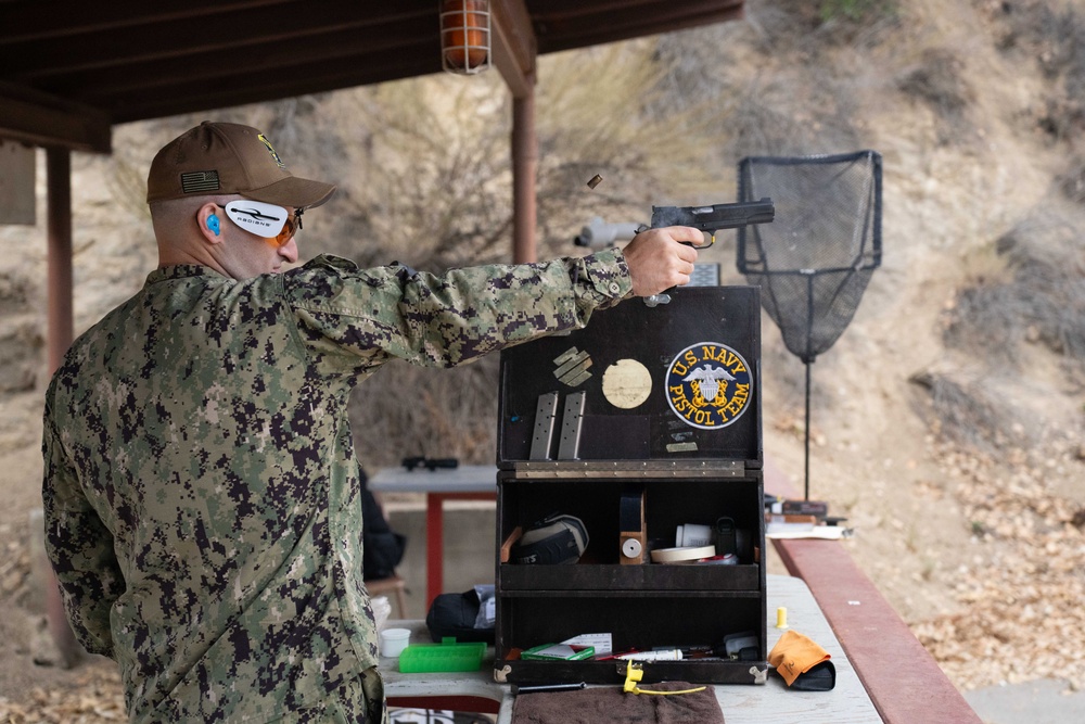 NPS Student Earns Spot on U.S. Navy Pistol Team 