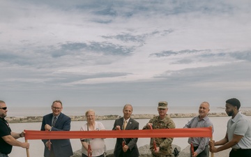 Corps of Engineers and City of Oswego Celebrate Significant Breakwater Repairs