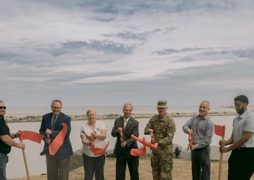 Corps of Engineers and City of Oswego Celebrate Significant Breakwater Repairs