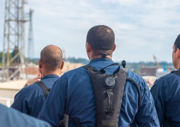 Ronald Reagan CPO Selectees Practice Drill