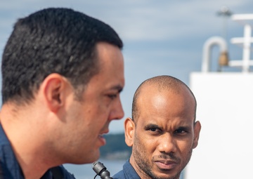 Ronald Reagan CPO Selectees Practice Drill