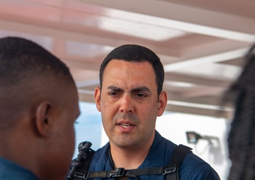 Ronald Reagan CPO Selectees Practice Drill