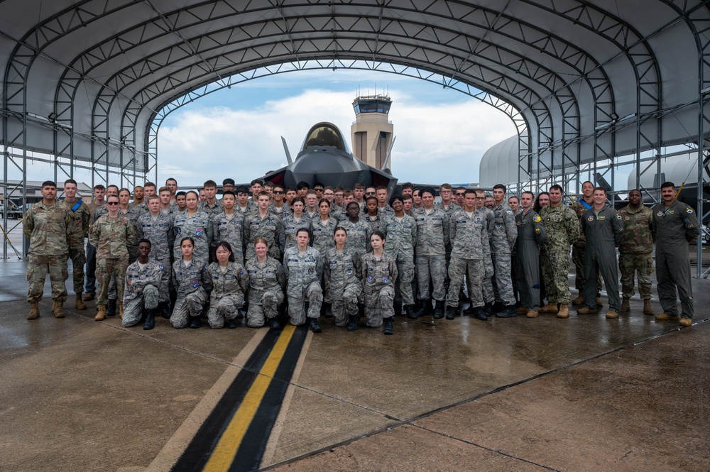Civil Air Patrol cadets visit Tyndall Air Force Base