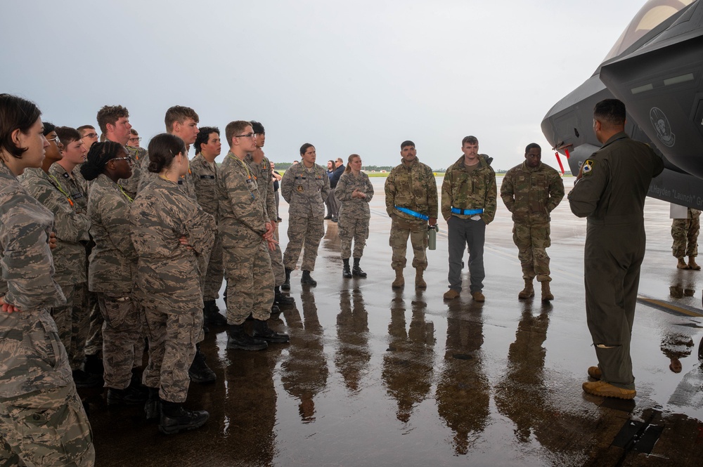 Civil Air Patrol cadets visit Tyndall Air Force Base