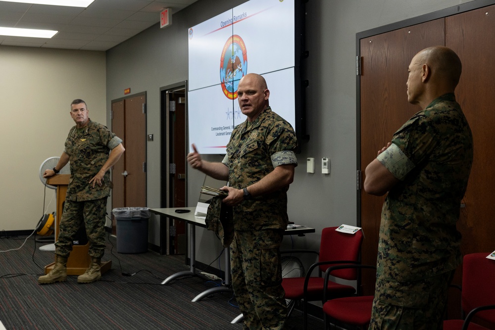 11th MEU, PHIBRON 1 and I MEF leadership gather for pre-composite conference