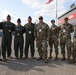 Iowa Air National Guard after KC-135 flyover at Iowa Corn 350