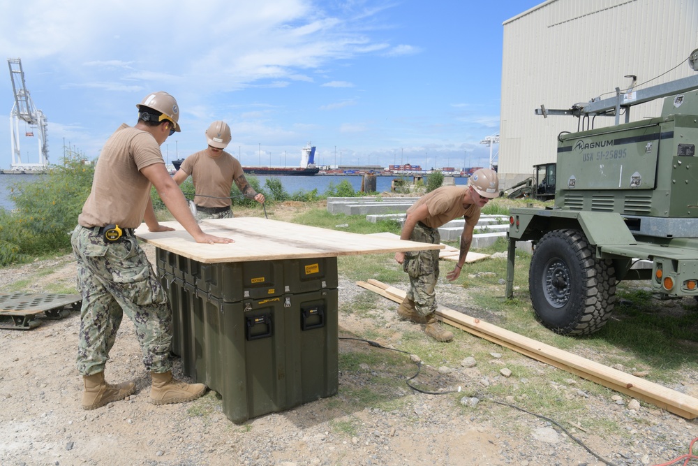 Navy Expeditionary Units run port repair experiment