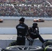 Pit crew works during Iowa Corn 350
