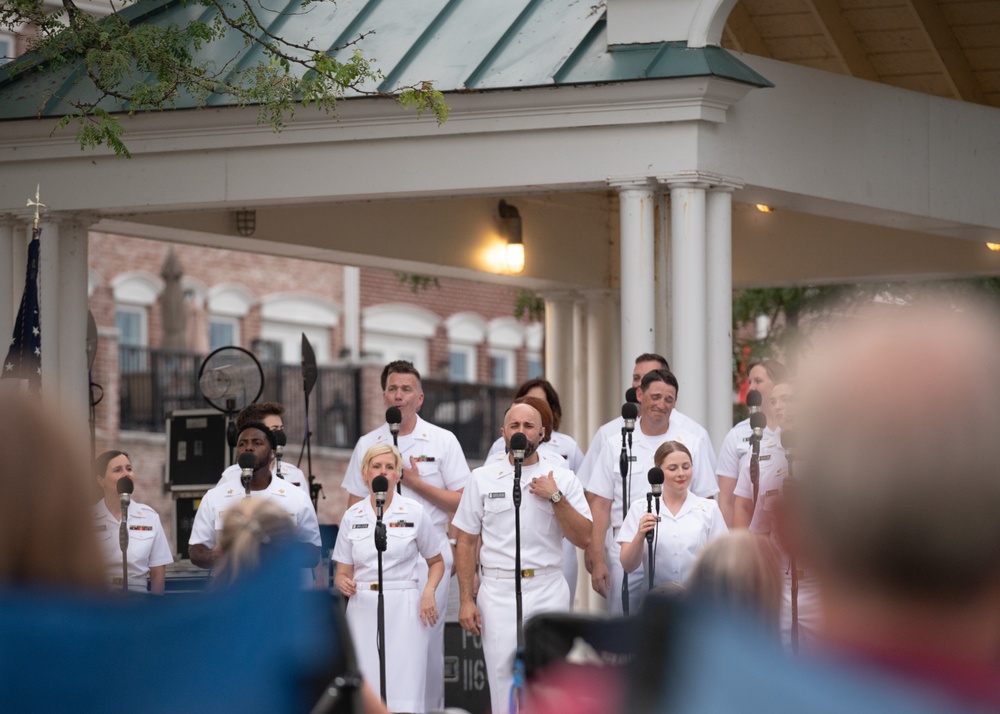 Sea Chanters perform at Belmont Bay Marina