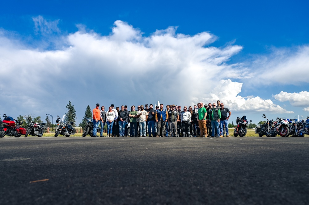 90th Missile Wing Safety Office Hosts Motorcycle Mentorship Ride