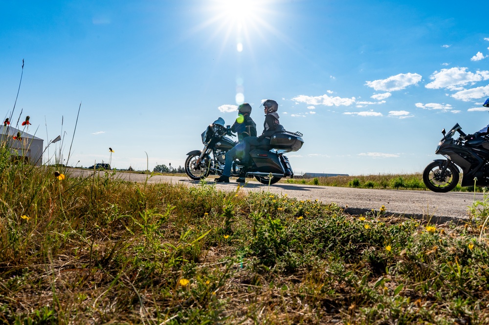 90th Missile Wing Safety Office Hosts Motorcycle Mentorship Ride