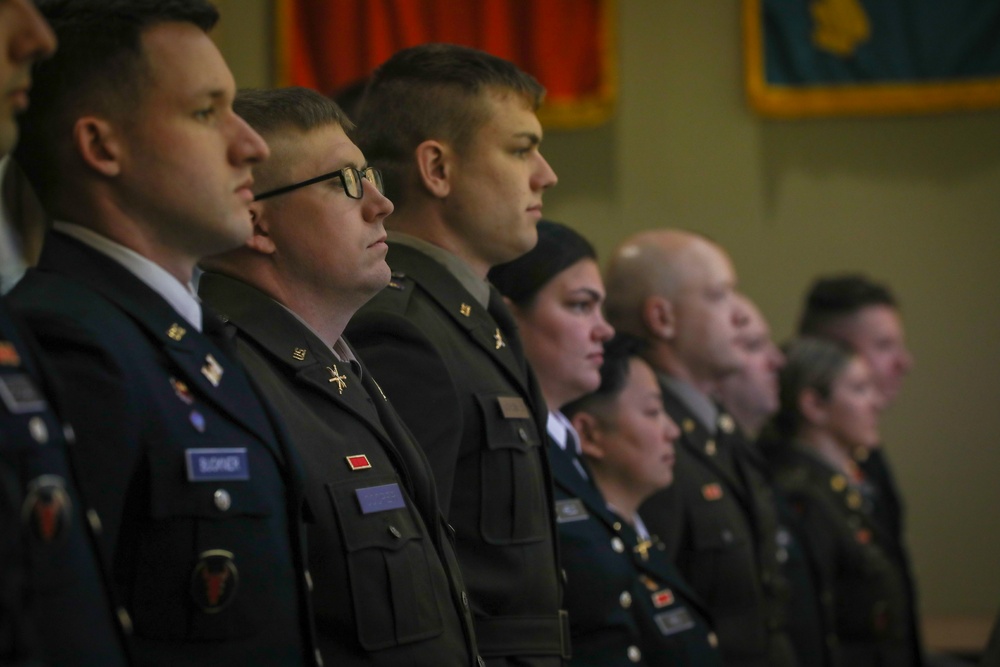 175th RTI Holds OCS and WOCS Graduation Ceremony at Camp Ripley