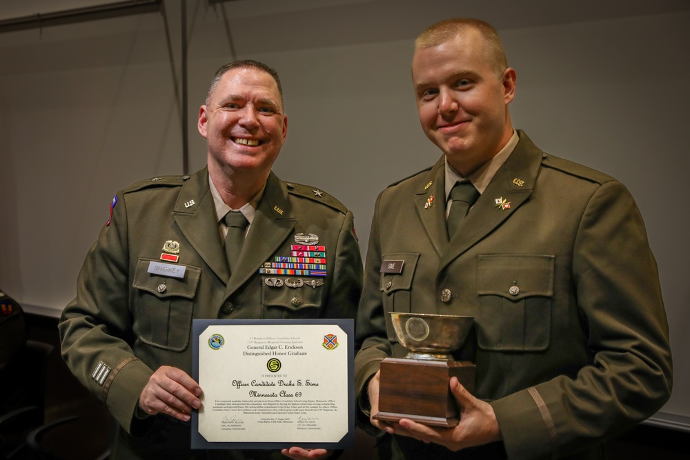 175th RTI Holds OCS and WOCS Graduation Ceremony at Camp Ripley