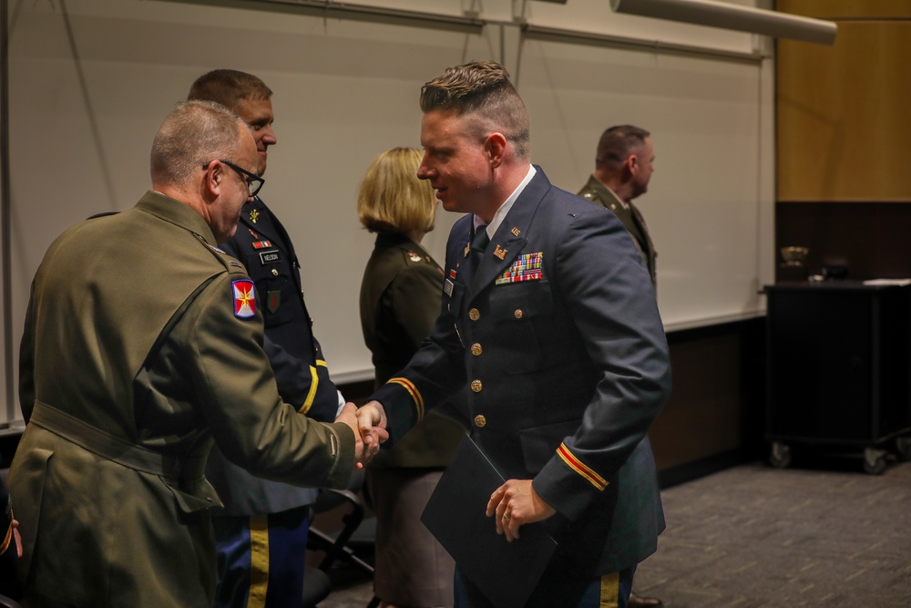 175th RTI Holds OCS and WOCS Graduation Ceremony at Camp Ripley