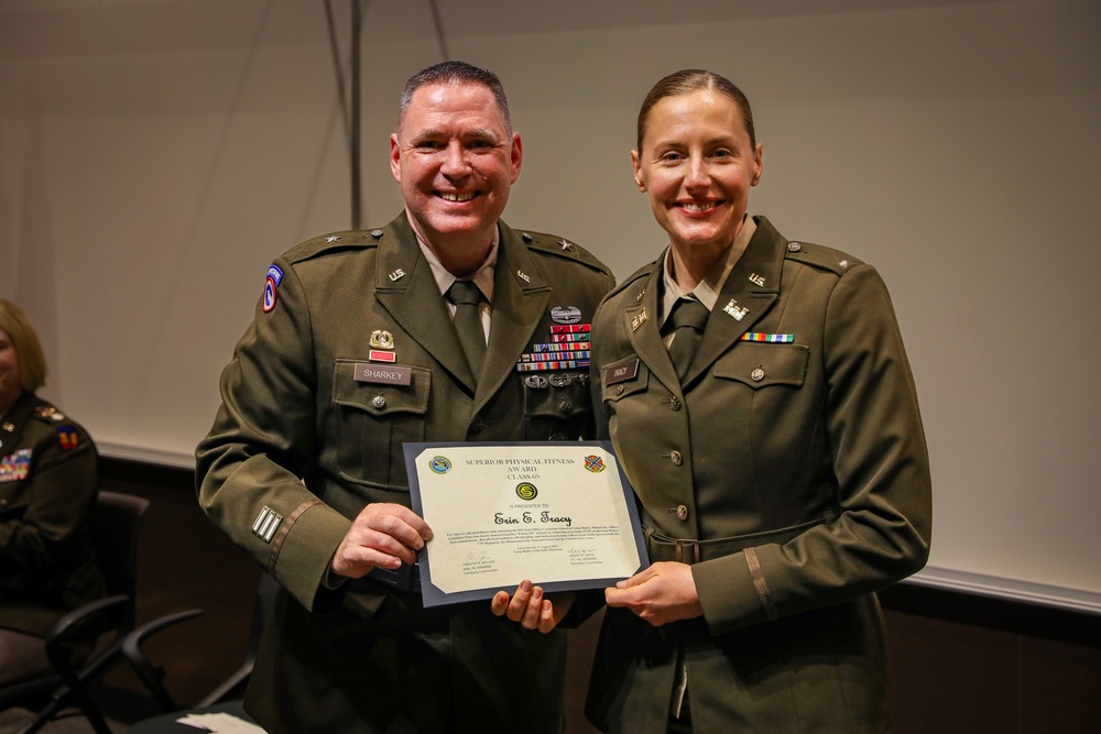 175th RTI Holds OCS and WOCS Graduation Ceremony at Camp Ripley