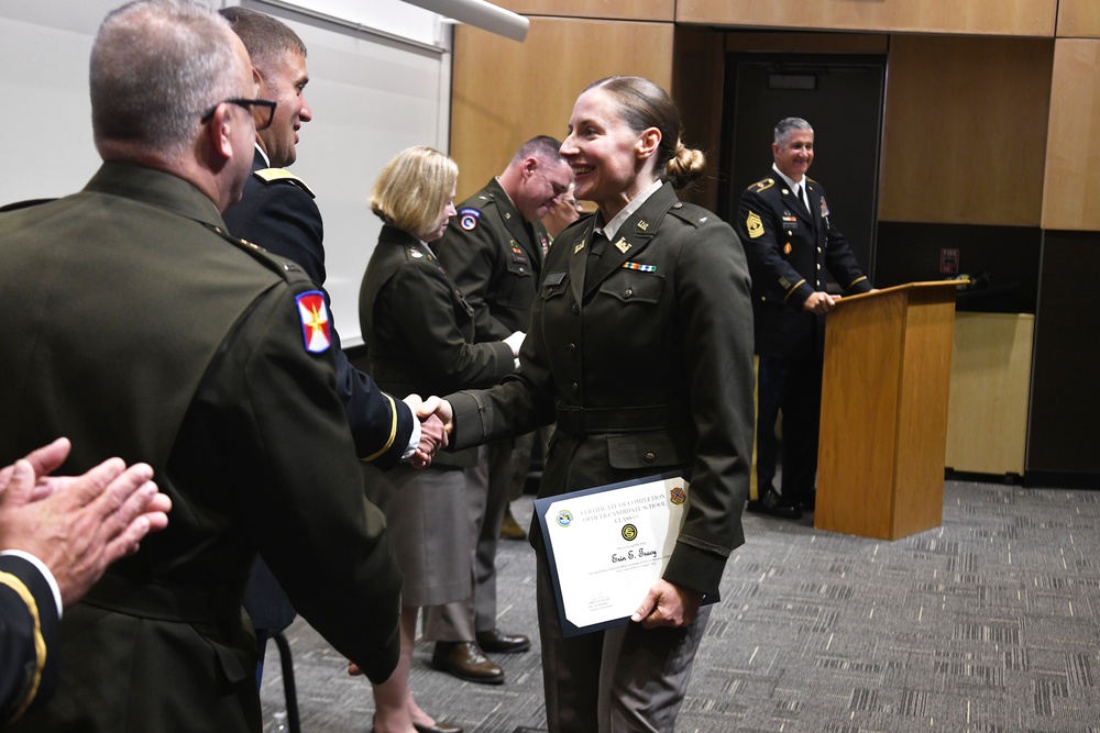 175th RTI Holds OCS and WOCS Graduation Ceremony