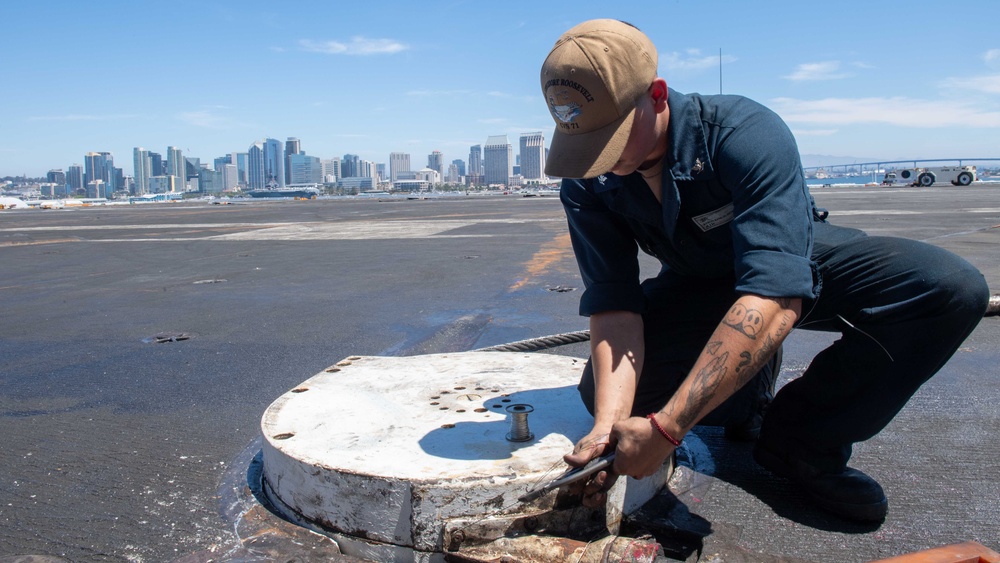 USS Theodore Roosevelt Maintenance