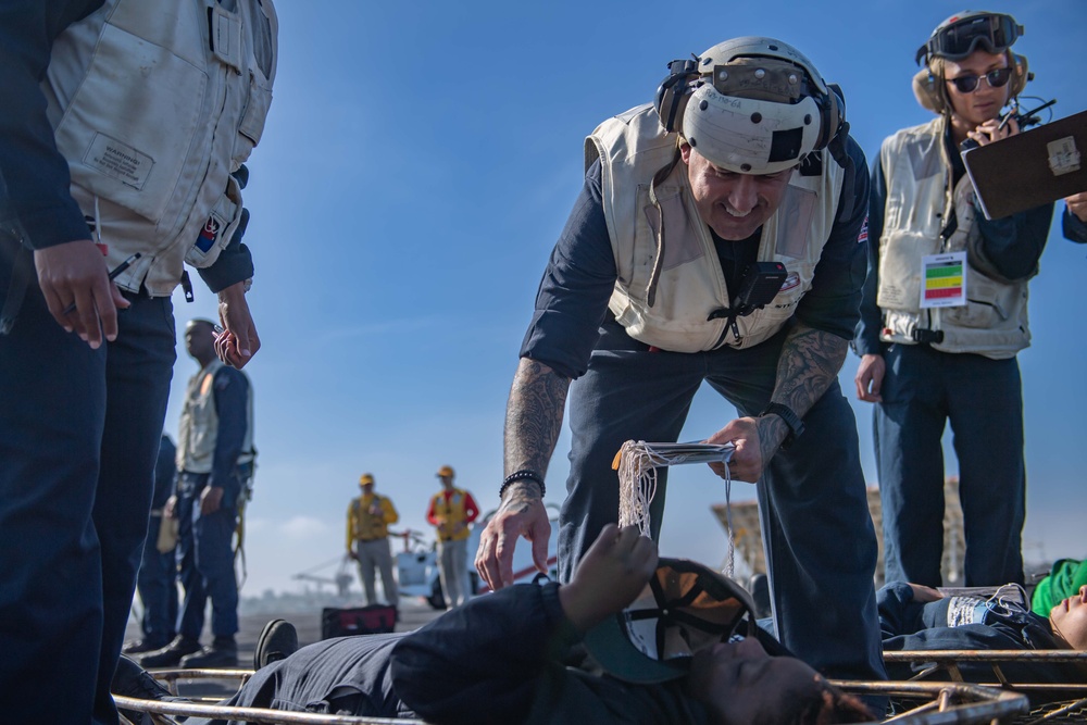 USS Theodore Roosevelt Mass Casualty Drill