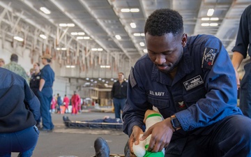 USS Theodore Roosevelt Mass Casualty Drill