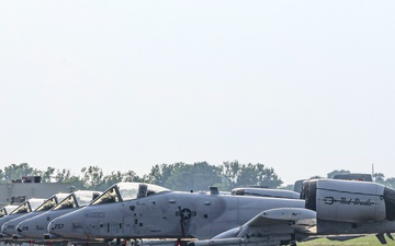 Selfridge A-10 Thunderbolt IIs Weather the Storm