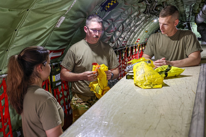 127th Air Refueling Crew Chiefs Conduct Pre-flight Inspectons