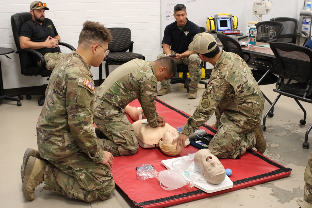 759th Military Battalion conducts medical training with U.S. Border Patrol agents