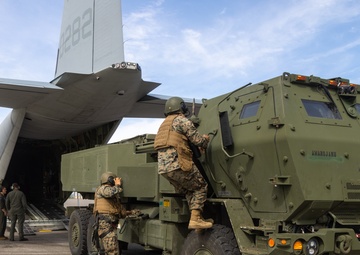 HIMARS arrive at Cold Bay, Alaska during AE25