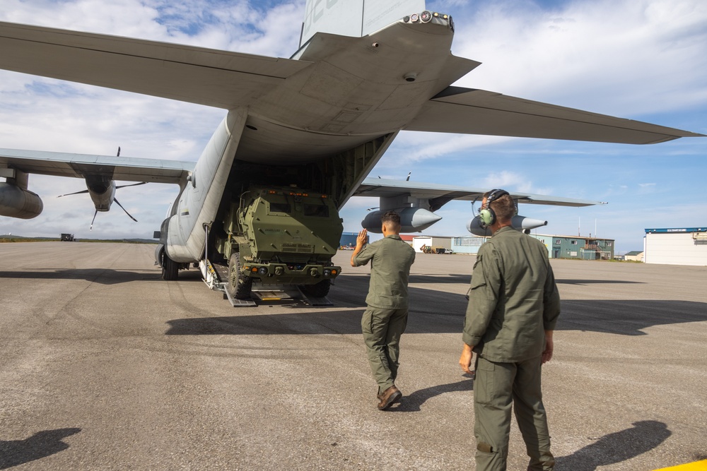 HIMARS arrive at Cold Bay, Alaska during AE25