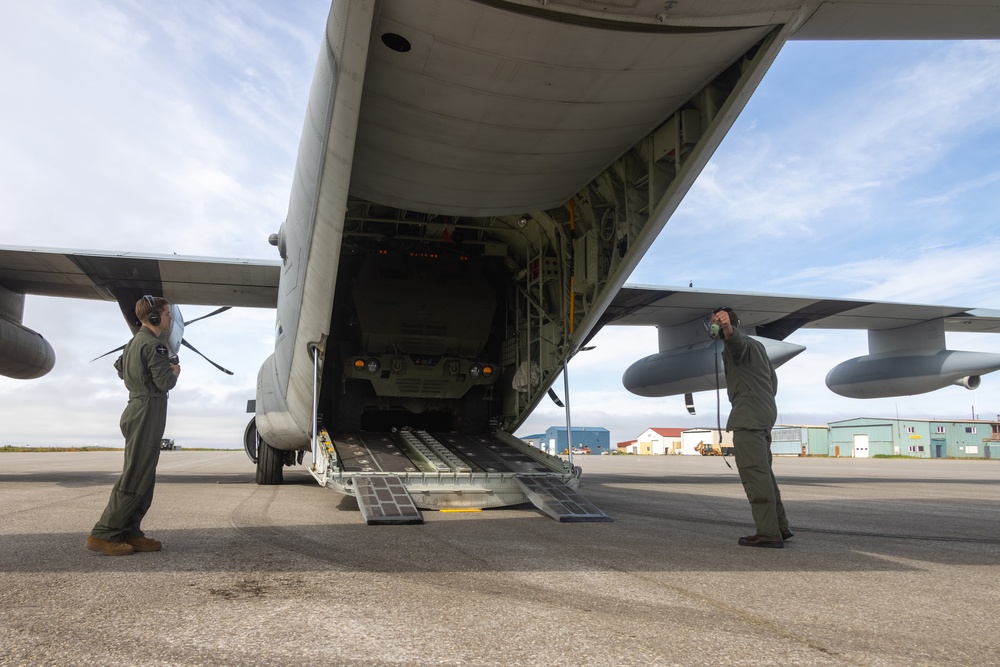 HIMARS arrive at Cold Bay, Alaska during AE25