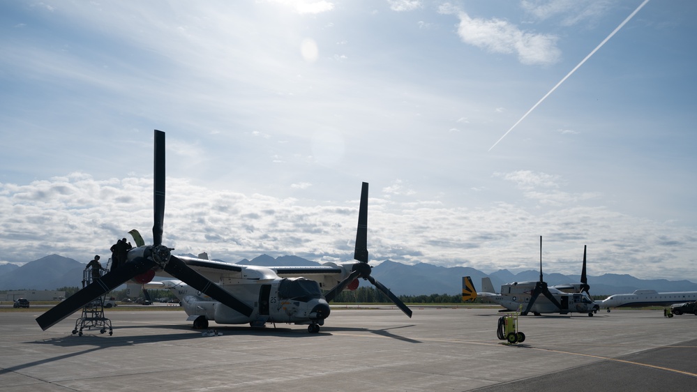 Northern Edge 2025: CMV-22 Maintenance