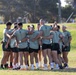 All Marine Rugby Team scrimmages with local team