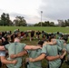 All Marine Rugby Team scrimmages with local team