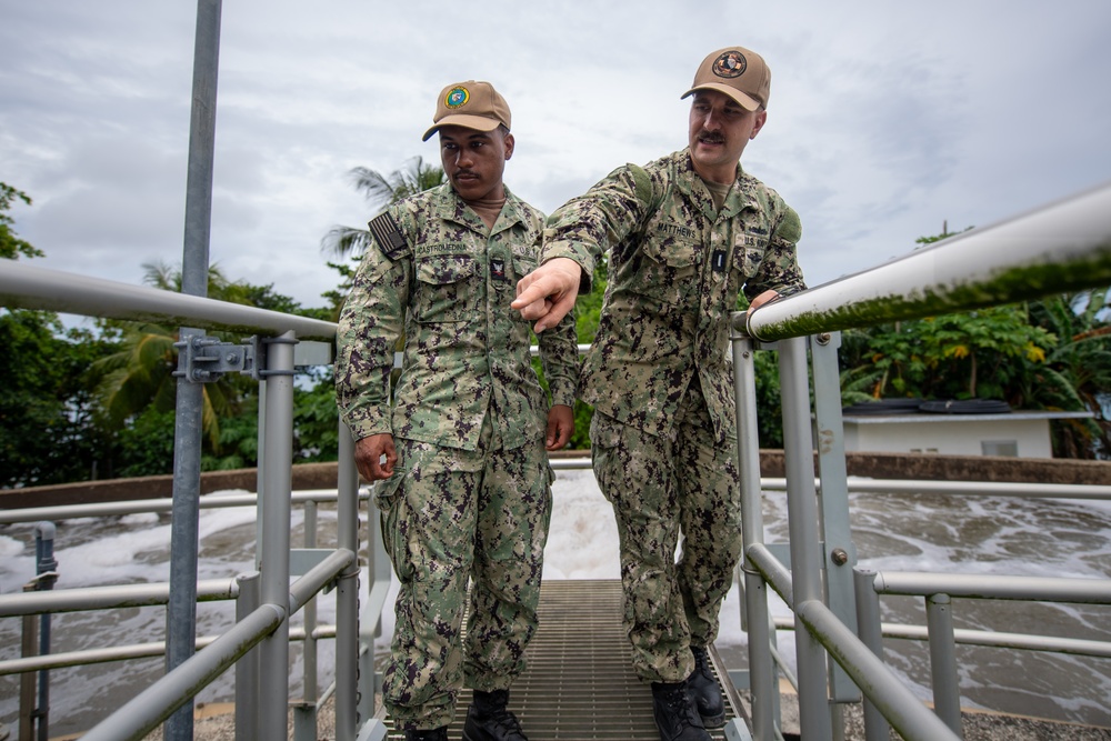 Pacific Partnership 2025 servicemembers provide waste water treatment training in Chuuk, Federated States of Micronesia, Aug 2025
