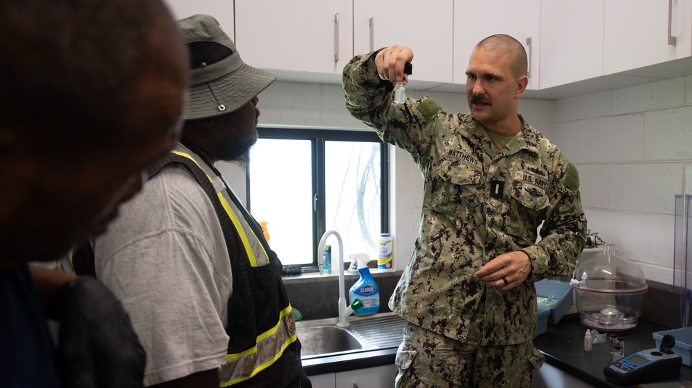 Pacific Partnership 2025 servicemembers provide waste water treatment training in Chuuk, Federated States of Micronesia, Aug 2025