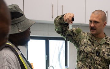 Pacific Partnership 2025 servicemembers provide waste water treatment training in Chuuk, Federated States of Micronesia, Aug 2025