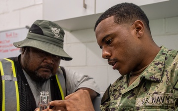 Pacific Partnership 2025 servicemembers provide waste water treatment training in Chuuk, Federated States of Micronesia, Aug 2025