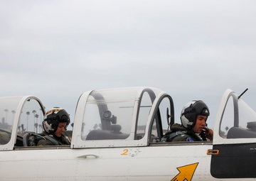 T-34C incentive flight recognizes Marine for exceptional performance