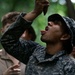 Panamanian and USMC members learn about flora and fauna during jungle survival course