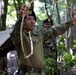 Panamanian and USMC members learn about flora and fauna during jungle survival course