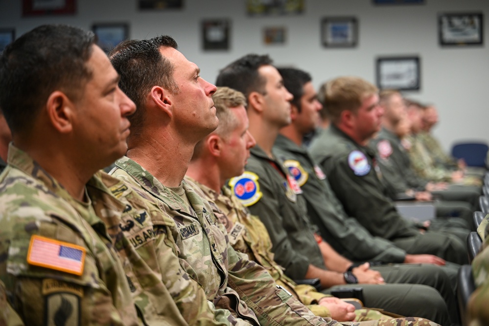 SECDEF visits JBER, speaks with troops