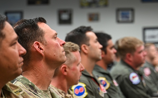 SECDEF visits JBER, speaks with troops