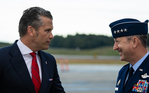 SECDEF visits JBER, speaks with troops