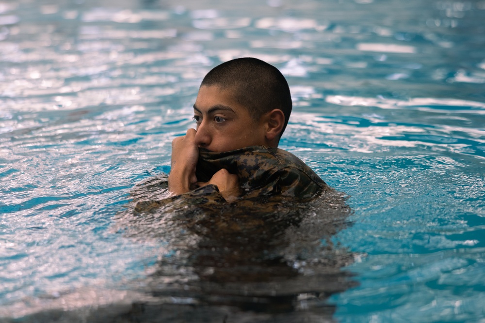 Lima Company Water Survival Training