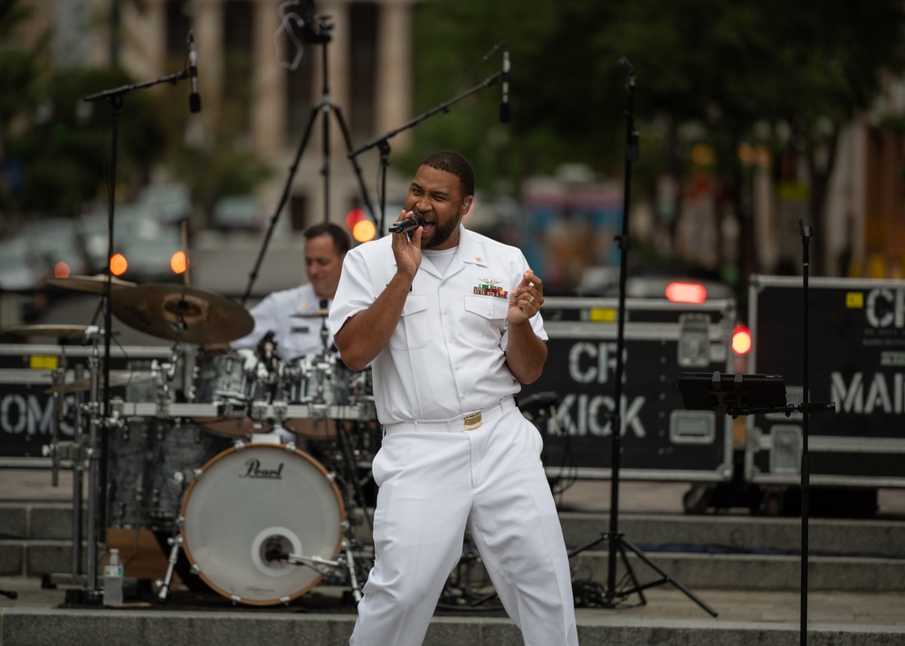 Cruisers at Navy Memorial